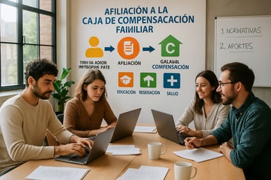 ¿Puedo pagar únicamente la Caja de Compensación Familiar en Colombia?