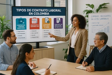 Tipos de contratos laborales en Colombia