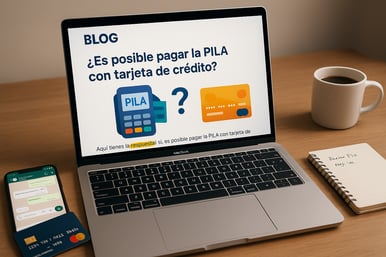 ¿Puedo pagar la seguridad social (PILA) con tarjeta de crédito?