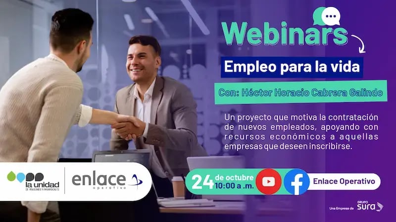 Webinars empleo para la vida